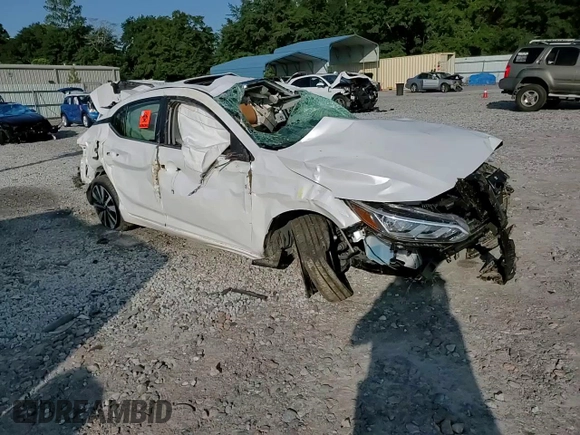 2021 Nissan Sentra SV with VIN 3N1AB8CV0MY242905, listed as a Copart auction lot 70700254 with Not Provided miles and Salvage Title. Bid and sale history available at DreamBid. Image 11.