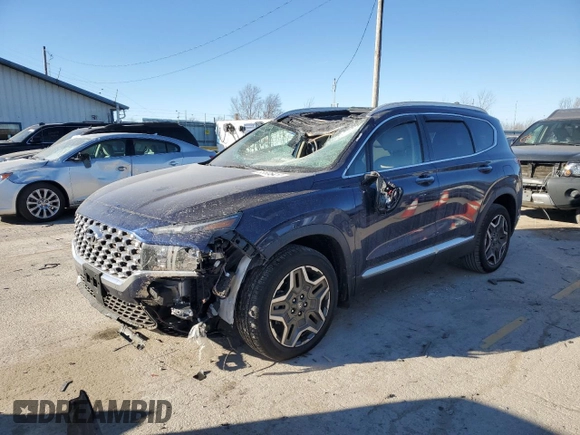 2023 Hyundai Santa Fe Limited with VIN 5NMS44AL7PH518808, listed as a Copart auction lot 83605414 with 28,587 mi miles and Salvage Title. Bid and sale history available at carsss.com. Image 1.