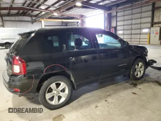 2017 Jeep Compass Latitude with VIN 1C4NJDEB7HD106048, listed as a Copart auction lot 56716925 with 208,777 mi miles and Salvage title. Bid and sale history available at DreamBid. Image 3.