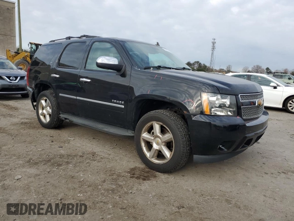 2012 Chevrolet Tahoe LTZ with VIN 1GNSKCE02CR173734, listed as a Copart auction lot 50291805 with 223,962 mi miles and Salvage title. Bid and sale history available at DreamBid. Image 4.