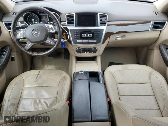 2015 Mercedes-Benz M 350 with VIN 4JGDA5HB2FA482504, listed as a Copart auction lot 62188575 with 233,700 mi miles and Salvage title. Bid and sale history available at DreamBid. Image 8.