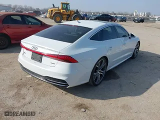 2019 Audi A7 Prestige with VIN WAUV2AF24KN027686, listed as a IAAI auction lot 41527319 with 95,414 mi miles. Bid and sale history available at carsss.com. Image 4.