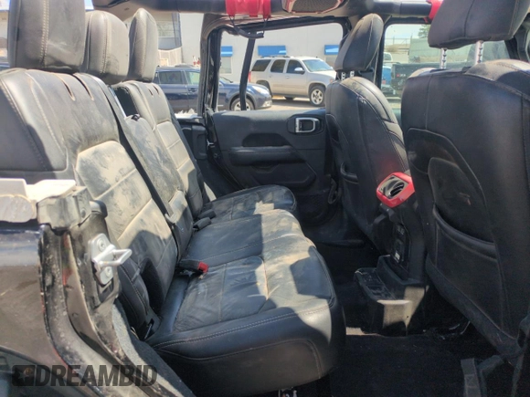 2019 Jeep Wrangler Unlimited Sahara with VIN 1C4HJXEN8KW616980, listed as a Copart auction lot 51253215 with 54,011 mi miles and Salvage Title. Bid and sale history available at DreamBid. Image 12.