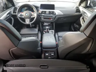 2020 BMW X3 M Competition with VIN 5YMTS0C01LLT10073, listed as a Copart auction lot 42862805 with 0 mi miles and Salvage Title. Bid and sale history available at carsss.com. Image 8.