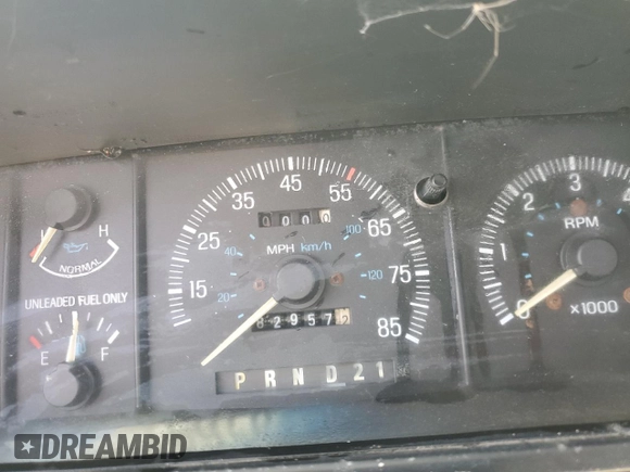 1989 Ford Bronco Custom с VIN 1FMEU15H0KLB48449, выставлен на аукционе Copart как лот 78316474 с пробегом 82 957 миль миль и Чистый • Clean title. История ставок и продаж доступна на DreamBid. Изображение 9.
