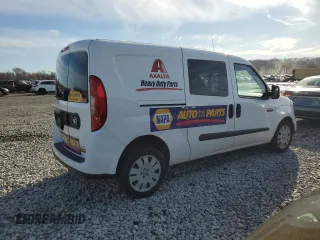 2017 Ram ProMaster City Cargo Tradesman SLT with VIN ZFBERFBB4H6D85025, listed as a Copart auction lot 50207785 with 285,618 mi miles and Salvage Title. Bid and sale history available at DreamBid. Image 3.