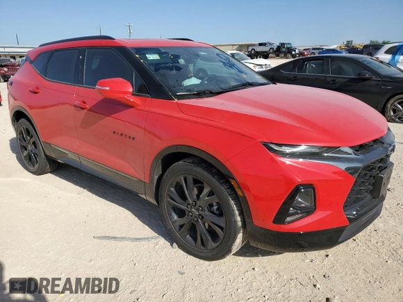 2022 Chevrolet Blazer RS с VIN 3GNKBERS1NS114973, выставлен на аукционе Copart как лот 52715415 с пробегом 42 591 миль миль и Списание • Salvage title. История ставок и продаж доступна на DreamBid. Изображение 4.