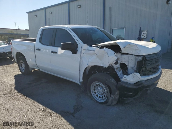 2022 Chevrolet Silverado 1500 Work Truck with VIN 1GCRAAEK7NZ573050, listed as a Copart auction lot 83831734 with 74,752 mi miles and Salvage Title. Bid and sale history available at carsss.com. Image 4.