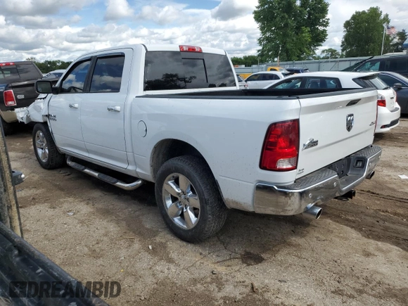 2016 Ram 1500 Big Horn with VIN 3C6RR7LT5GG344982, listed as a Copart auction lot 58986555 with 101,283 mi miles and Salvage title. Bid and sale history available at DreamBid. Image 2.