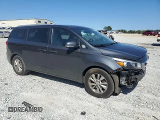 2017 Kia Sedona LX with VIN KNDMB5C12H6283197, listed as a Copart auction lot 53257325 with 140,440 mi miles and Salvage Title. Bid and sale history available at DreamBid. Image 4.