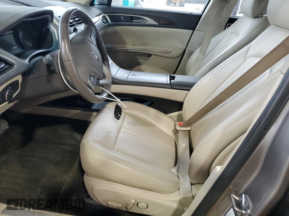 2016 Lincoln MKZ with VIN 3LN6L2G90GR627109, listed as a Copart auction lot 50512845 with 93,800 mi miles and Salvage Title. Bid and sale history available at DreamBid. Image 7.