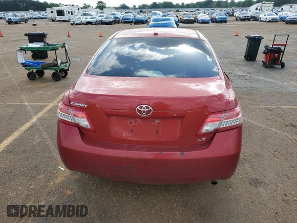 2011 Toyota Camry LE with VIN 4T4BF3EK4BR189039, listed as a Copart auction lot 53381975 with 92,629 mi miles and Salvage Title. Bid and sale history available at DreamBid. Image 6.