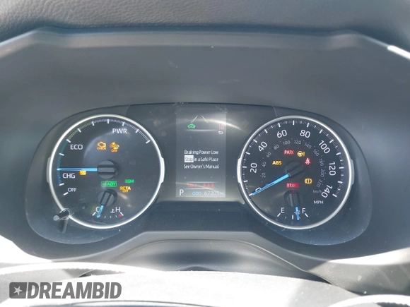2019 Toyota RAV4 Hybrid LE with VIN 2T3MWRFV7KW006027, listed as a IAAI auction lot 42397600 with 67,205 mi miles and . Bid and sale history available at DreamBid. Image 7.