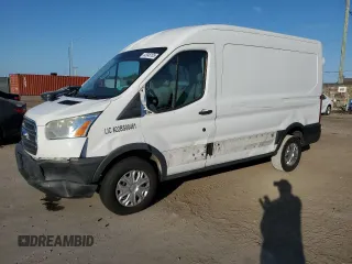 2015 Ford Transit Cargo with VIN 1FTNR1CM6FKA25420, listed as a Copart auction lot 43948105 with 82,221 mi miles and Salvage Title. Bid and sale history available at carsss.com. Image 1.