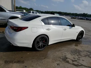 2020 Infiniti Q50 Red Sport 400 с VIN JN1FV7AP4LM630040, выставлен на аукционе Copart как лот 53489304 с пробегом 38 338 миль миль и Списание • Salvage title. История ставок и продаж доступна на DreamBid. Изображение 3.