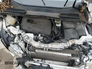 2017 Ford Escape Titanium with VIN 1FMCU0JD1HUE66040, listed as a Copart auction lot 43942665 with 55,484 mi miles and Salvage Title. Bid and sale history available at DreamBid. Image 13.