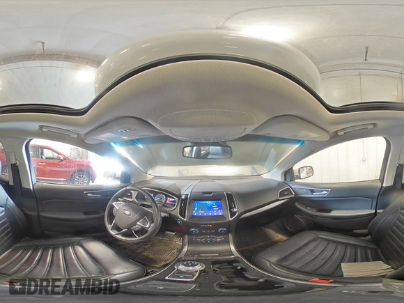 2019 Ford Edge SEL with VIN 2FMPK4J98KBB28920, listed as a Copart auction lot 56984775 with 108,426 mi miles and Salvage title. Bid and sale history available at DreamBid. Image 14.