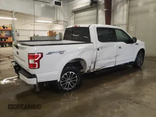 2020 Ford F-150 XL with VIN 1FTEW1EP7LKD90569, listed as a Copart auction lot 53040155 with 49,708 mi miles and Salvage Title. Bid and sale history available at DreamBid. Image 3.