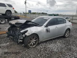 2007 Infiniti G35 Sedan Journey with VIN JNKBV61E07M717071, listed as a Copart auction lot 51169265 with 265,460 mi miles and Salvage Title. Bid and sale history available at carsss.com. Image 1.