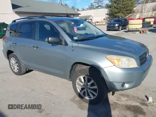 2008 Toyota RAV4 with VIN JTMBK33V486036696, listed as a IAAI auction lot 41718683 with 220,406 mi miles. Bid and sale history available at carsss.com. Image 1.