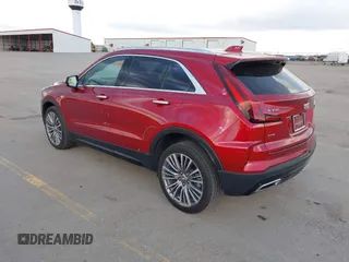 2024 Cadillac XT4 AWD Premium Luxury with VIN 1GYFZDR40RF102464, listed as a IAAI auction lot 41968335 with 25,676 mi miles and . Bid and sale history available at carsss.com. Image 3.