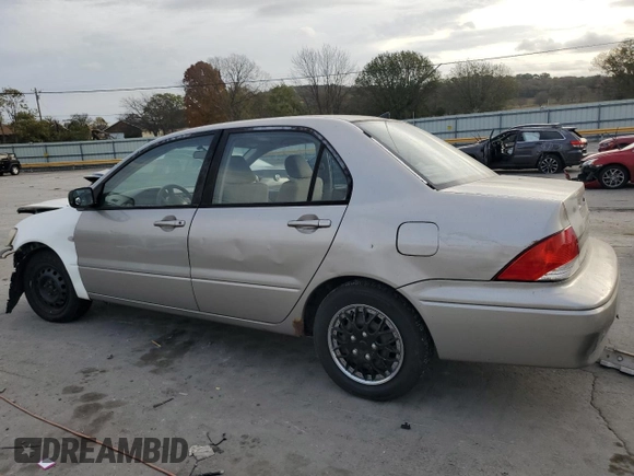 2003 Mitsubishi Lancer ES with VIN JA3AJ26E83U079025, listed as a Copart auction lot 76900594 with 0 mi miles and Salvage Title. Bid and sale history available at carsss.com. Image 2.