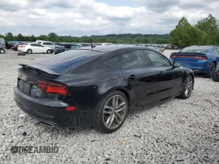 2018 Audi A7 Prestige with VIN WAU23AFC4JN090858, listed as a Copart auction lot 56653384 with 84,583 mi miles and Salvage Title. Bid and sale history available at carsss.com. Image 3.