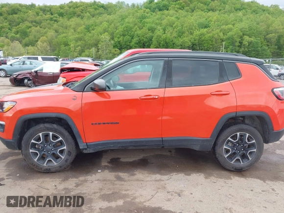 2019 Jeep Compass Trailhawk with VIN 3C4NJDDB5KT754054, listed as a IAAI auction lot 42184031 with 42,214 mi miles and . Bid and sale history available at DreamBid. Image 14.