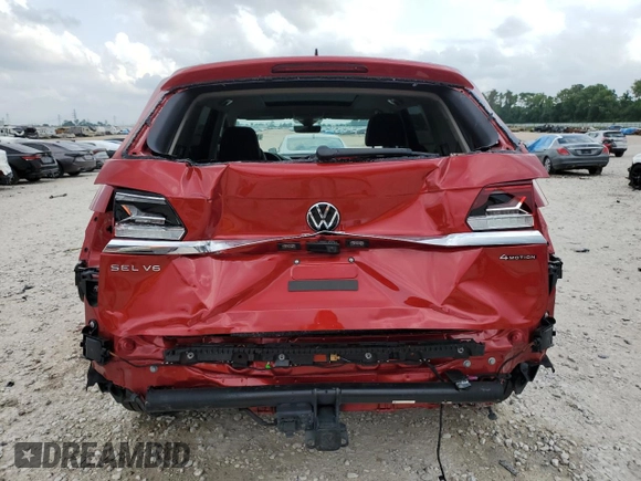 2023 Volkswagen Atlas SEL Premium R-Line с VIN 1V2FR2CAXPC516535, выставлен на аукционе Copart как лот 54728735 с пробегом 36 359 миль миль и Чистый • Clean title. История ставок и продаж доступна на DreamBid. Изображение 6.