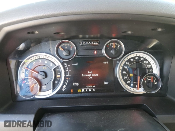 2017 Ram 2500 SLT with VIN 3C6UR5DL8HG625012, listed as a Copart auction lot 85936584 with 127,475 mi miles and Salvage title. Bid and sale history available at DreamBid. Image 9.