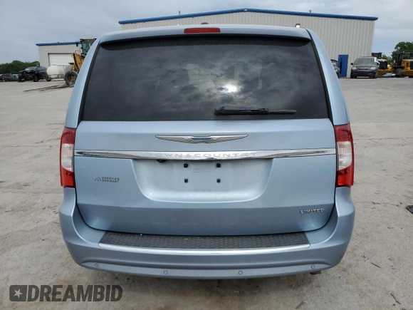 2012 Chrysler Town & Country Limited z VIN 2C4RC1GGXCR394219, wystawiony jako Copart lot #57032565 z przebiegiem Nie podano mil oraz Szkoda całkowita • Salvage title. Historia ofert i sprzedaży dostępna na DreamBid. Obrazek 6.