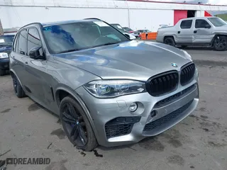 2018 BMW X5 M with VIN 5YMKT6C5XJ0Y83155, listed as a IAAI auction lot 41823075 with 55,897 mi miles. Bid and sale history available at carsss.com. Image 1.