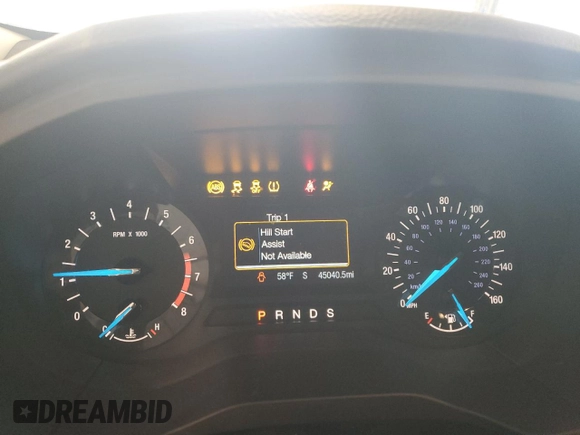 2018 Ford Edge SE with VIN 2FMPK4G97JBC27170, listed as a Copart auction lot 55441565 with 45,040 mi miles and Salvage title. Bid and sale history available at DreamBid. Image 9.
