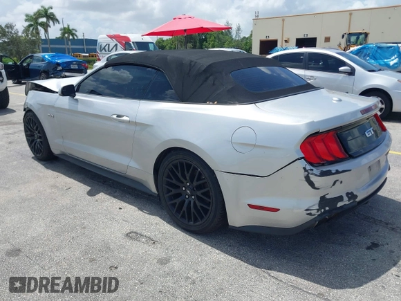 2018 Ford Mustang GT Premium with VIN 1FATP8FF4J5181472, listed as a IAAI auction lot 42730030 with 92,065 mi miles and . Bid and sale history available at DreamBid. Image 3.