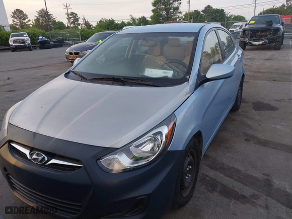 2012 Hyundai Accent GLS with VIN KMHCT4AE1CU201372, listed as a IAAI auction lot 42096676 with 83,254 mi miles. Bid and sale history available at carsss.com. Image 12.