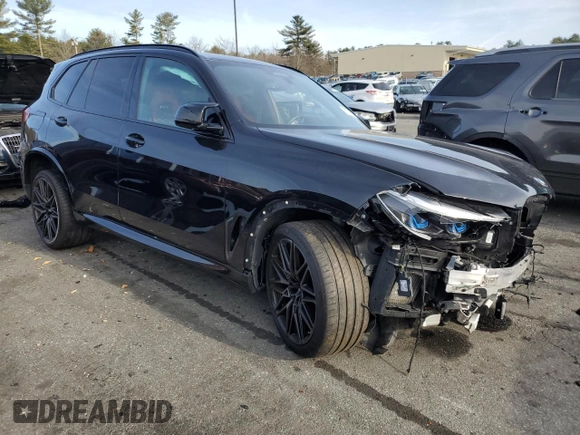2020 BMW X5 M Competition with VIN 5YMJU0C00L9C64091, listed as a Copart auction lot 83118204 with 0 mi miles and Salvage Title. Bid and sale history available at carsss.com. Image 4.