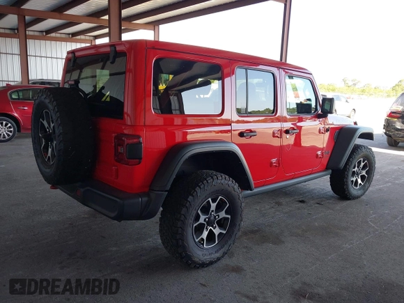 2021 Jeep Wrangler Unlimited Rubicon z VIN 1C4HJXFG8MW785318, wystawiony jako IAAI lot #42118969 z przebiegiem 61 572 mil mil oraz . Historia ofert i sprzedaży dostępna na DreamBid. Obrazek 4.
