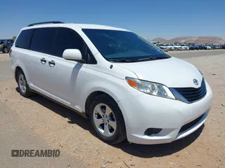 2014 Toyota Sienna LE AAS with VIN 5TDKK3DC2ES461181, listed as a IAAI auction lot 42305334 with 192,152 mi miles and . Bid and sale history available at DreamBid. Image 1.