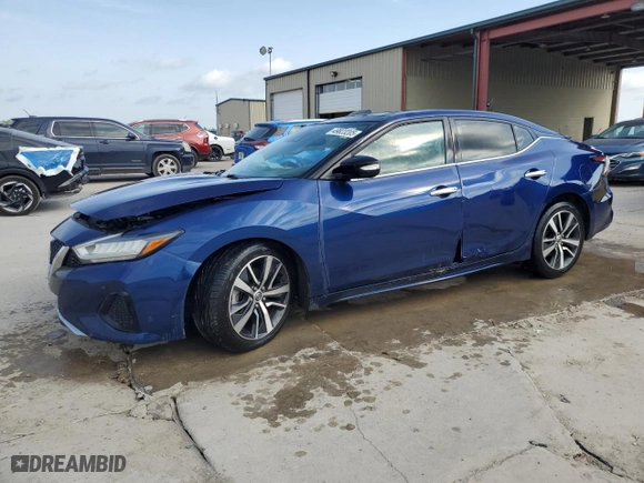 2020 Nissan Maxima SL with VIN 1N4AA6DV9LC374545, listed as a Copart auction lot 49823205 with 120,487 mi miles and Clean Title. Bid and sale history available at carsss.com. Image 1.