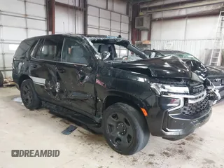 2023 Chevrolet Tahoe Commercial z VIN 1GNSKLED9PR283866, wystawiony jako IAAI lot #41908799 z przebiegiem 35 753 mil mil oraz . Historia ofert i sprzedaży dostępna na DreamBid. Obrazek 1.