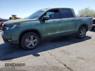 2022 Honda Ridgeline RTL-E with VIN 5FPYK3F73NB014672, listed as a Copart auction lot 54617475 with 76,160 mi miles and Salvage title. Bid and sale history available at DreamBid. Image 1.