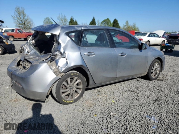 2013 Mazda 3 i Touring z VIN JM1BL1LP7D1841036, wystawiony jako Copart lot #53365045 z przebiegiem 166 539 mil mil oraz Szkoda całkowita • Salvage title. Historia ofert i sprzedaży dostępna na DreamBid. Obrazek 3.