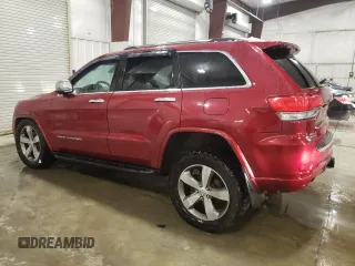 2014 Jeep Grand Cherokee Overland with VIN 1C4RJFCM3EC362173, listed as a Copart auction lot 43619775 with 277,053 mi miles and Salvage Title. Bid and sale history available at DreamBid. Image 2.