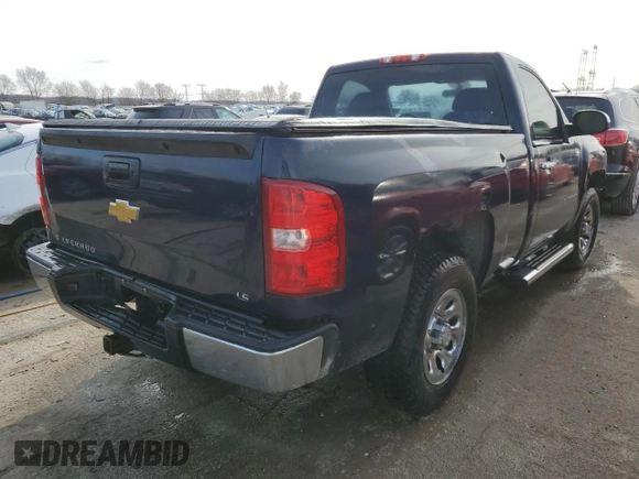 2010 Chevrolet Silverado 1500 Work Truck with VIN 1GCPCPEX0AZ271481, listed as a Copart auction lot 43697235 with 129,897 mi miles and Salvage Title. Bid and sale history available at DreamBid. Image 3.