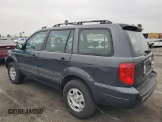 2005 Honda Pilot LX z VIN 2HKYF18125H505956, wystawiony jako Copart lot #49728655 z przebiegiem 275 696 mil mil oraz Szkoda całkowita • Salvage title. Historia ofert i sprzedaży dostępna na DreamBid. Obrazek 2.