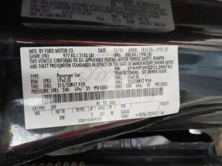 2012 Ford Focus SEL with VIN 1FAHP3H22CL284763, listed as a IAAI auction lot 41824652 with 178,451 mi miles. Bid and sale history available at carsss.com. Image 9.