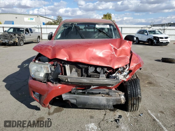 2014 Toyota Tacoma PreRunner with VIN 3TMKU4HN9EM041641, listed as a Copart auction lot 78539804 with Not provided miles and Salvage title. Bid and sale history available at DreamBid. Image 5.