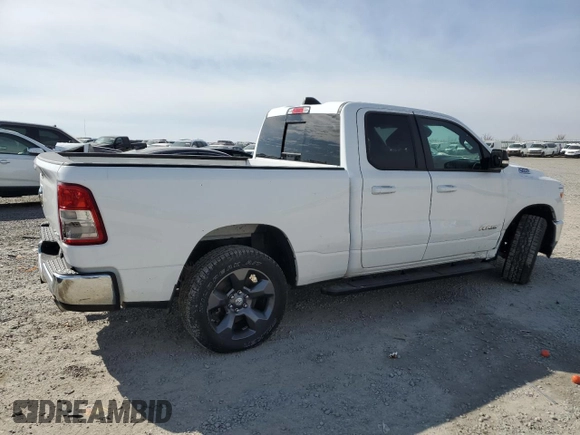 2021 Ram 1500 Big Horn with VIN 1C6SRFBT3MN796610, listed as a Copart auction lot 47459625 with 67,078 mi miles and Salvage title. Bid and sale history available at DreamBid. Image 3.