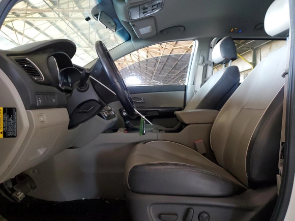 2016 Kia Sedona LX with VIN KNDMB5C18G6209457, listed as a Copart auction lot 47662095 with 67,274 mi miles and Salvage Title. Bid and sale history available at carsss.com. Image 7.
