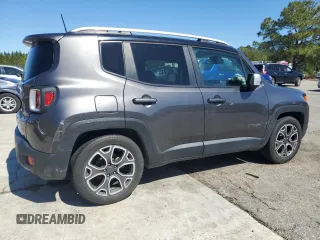 2018 Jeep Renegade Limited with VIN ZACCJADB7JPH56786, listed as a Copart auction lot 48423375 with 85,964 mi miles and Salvage title. Bid and sale history available at DreamBid. Image 3.